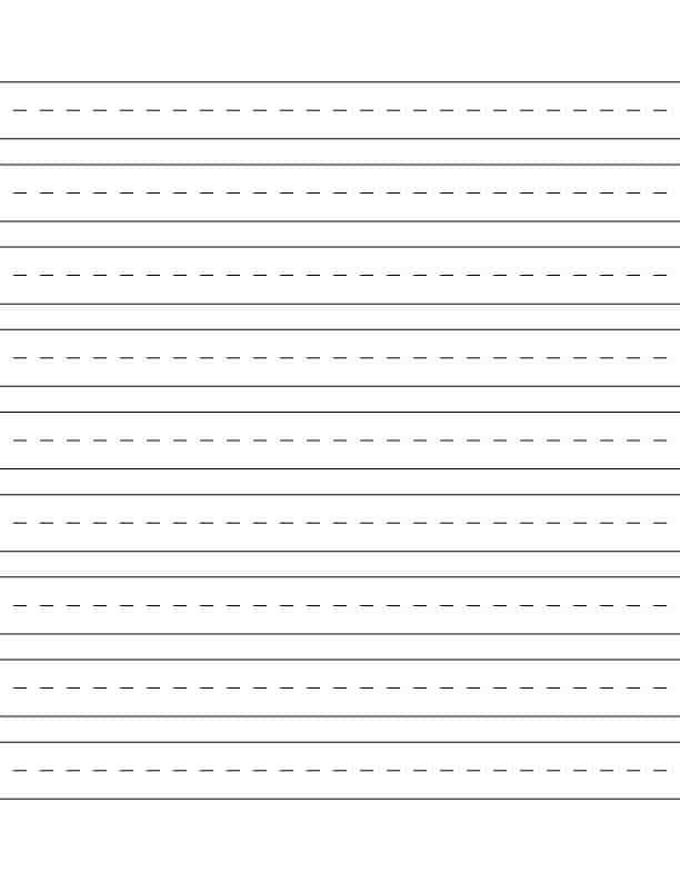 Handwriting Practice Sheet 12 Free Printable